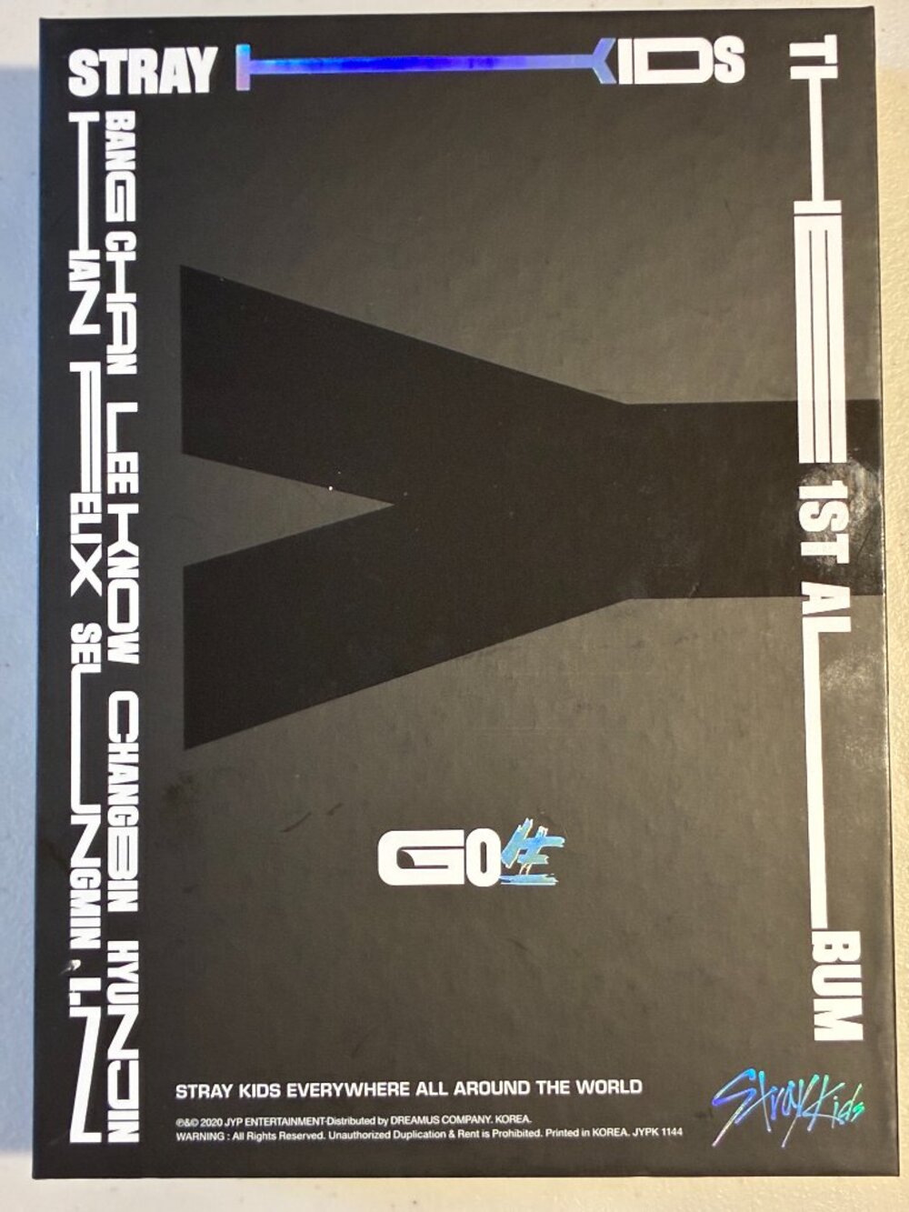 STRAY KIDS Go Live 1st Full Album Limited Edition Holographic Box Complete Set